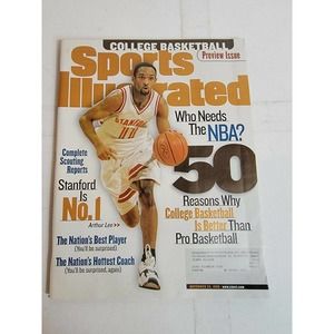 Vintage 1990s Sports Illustrated S.I. Magazine‎ Stanford Cardinal 90s Basketball
